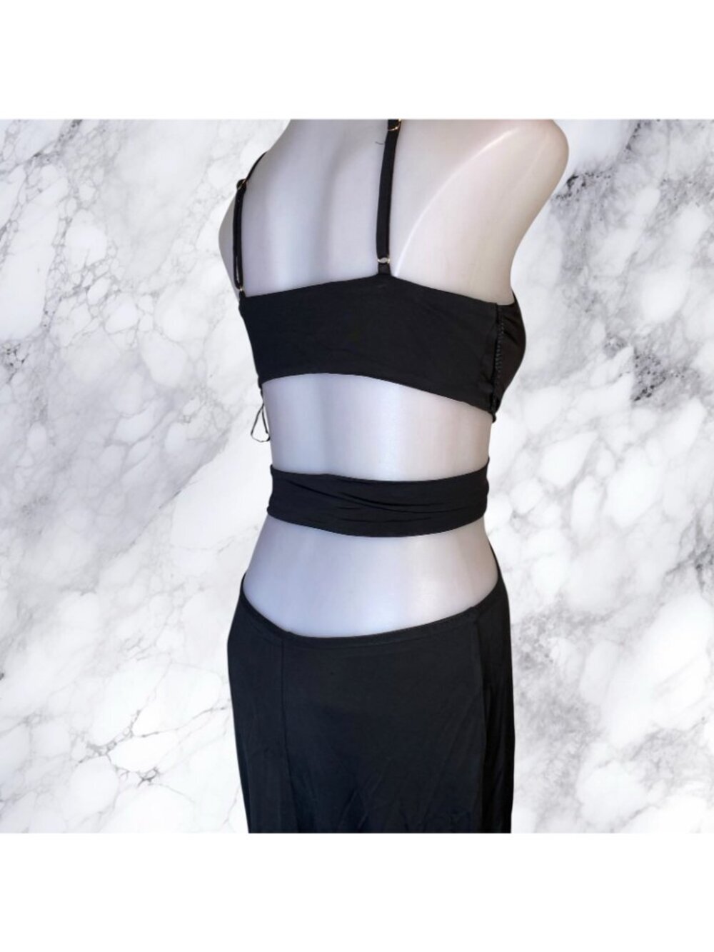 Michael Costello x REVOLVE Milan Gown in Black - Picture 4 of 10
